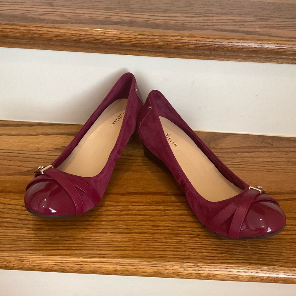 Cole Haan Dark Purple Slip On Wedge Women's Size 8.5 New with Tag, No Box